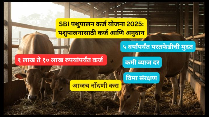 SBI loan/susidy for pashupalan 2025
