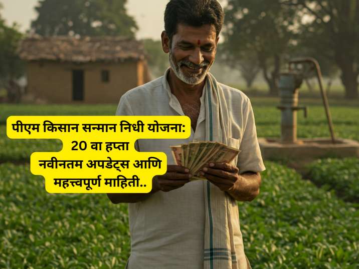 पीएम किसान सन्मान निधी योजना 20 वा हप्ता नवीनतम अपडेट्स आणि महत्त्वपूर्ण माहिती pm kissan