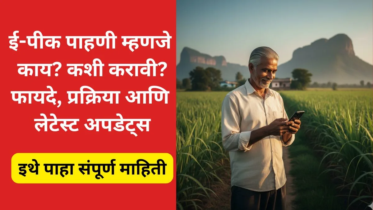 e-pik pahani mhanje kay