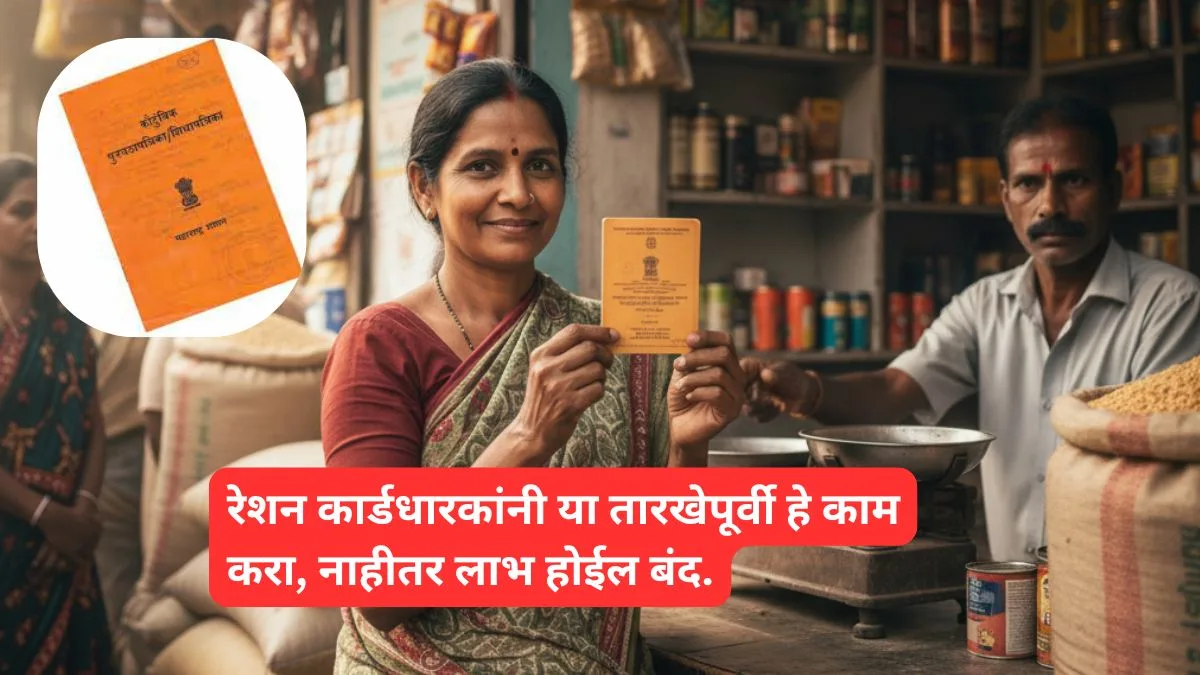 Ration card adhar linking ekyc last date 2025